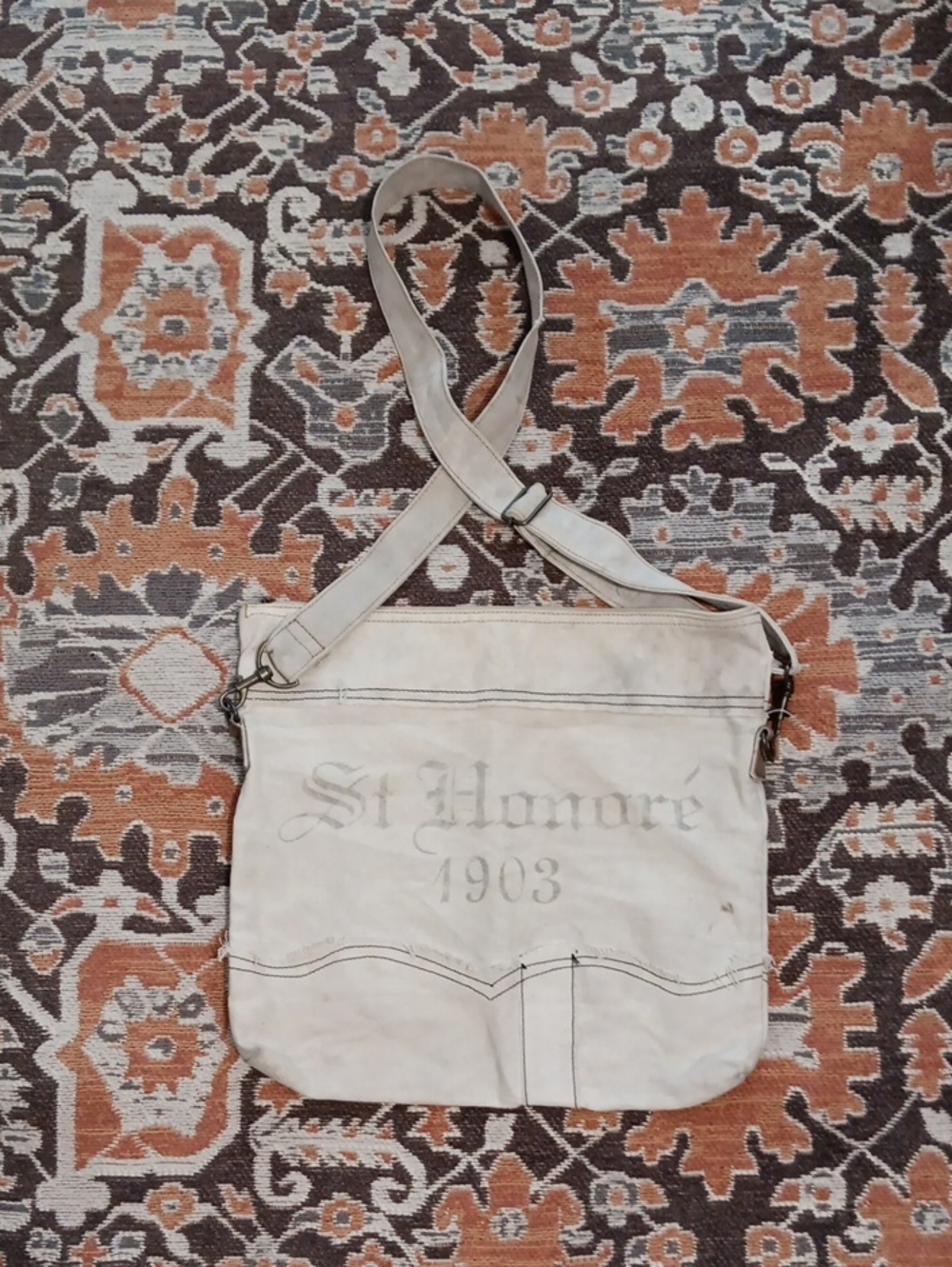 Junk Gypsy Vagabond Vintage Distressed Canvas Crossbody